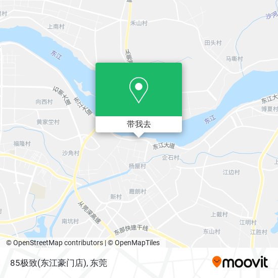 85极致(东江豪门店)地图