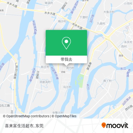 喜来富生活超市地图
