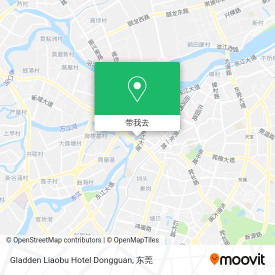 Gladden Liaobu Hotel Dongguan地图
