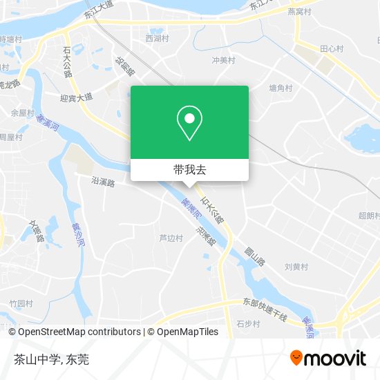 茶山中学地图