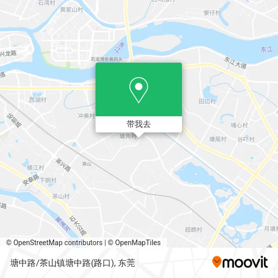 塘中路/茶山镇塘中路(路口)地图