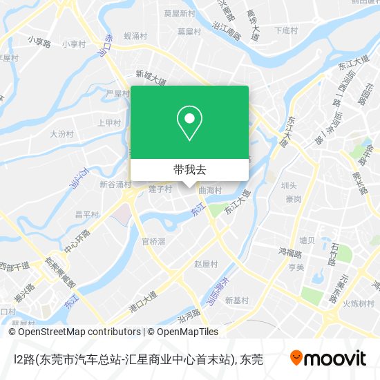 l2路(东莞市汽车总站-汇星商业中心首末站)地图