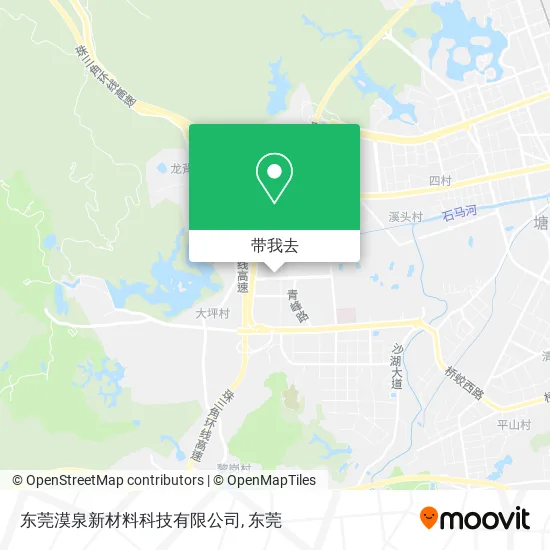 东莞漠泉新材料科技有限公司地图