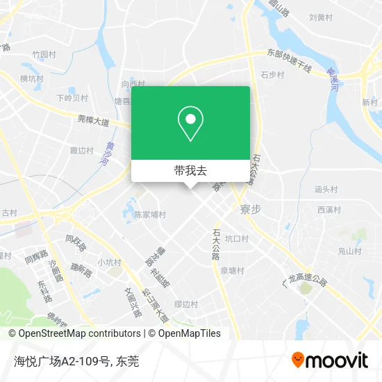 海悦广场A2-109号地图