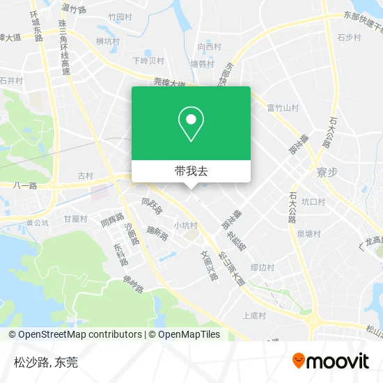 松沙路地图