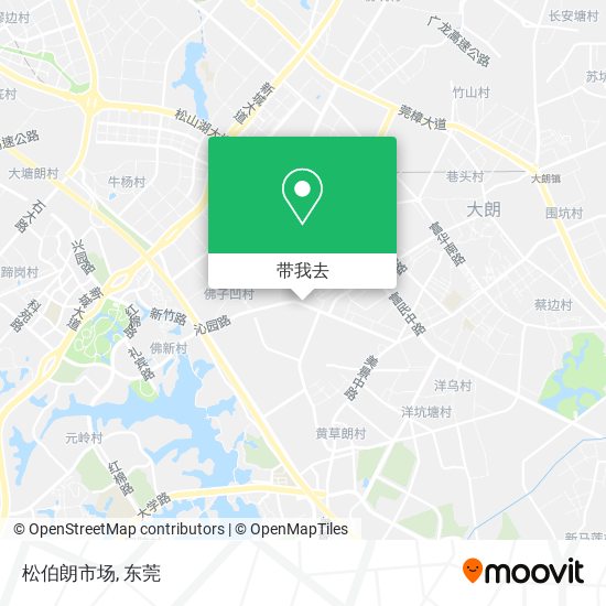 松伯朗市场地图