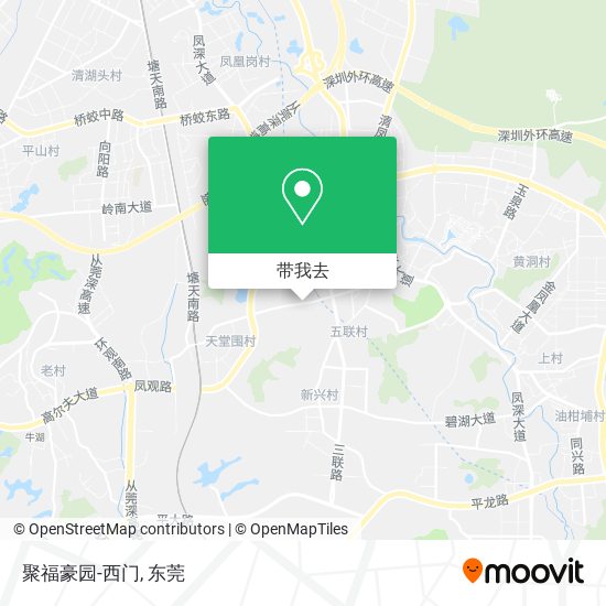 聚福豪园-西门地图
