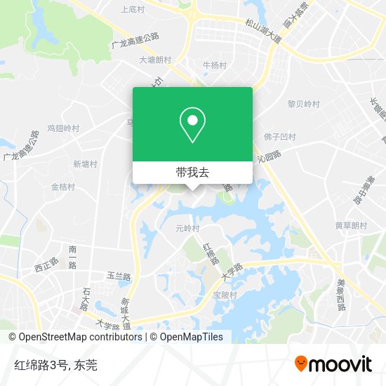 红绵路3号地图