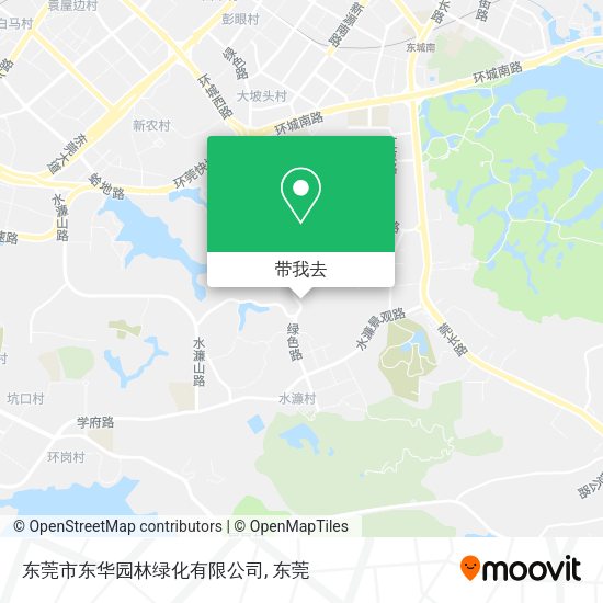 东莞市东华园林绿化有限公司地图