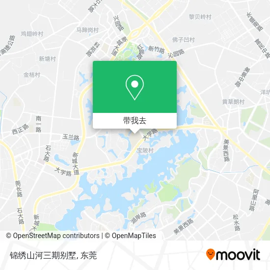 锦绣山河三期别墅地图