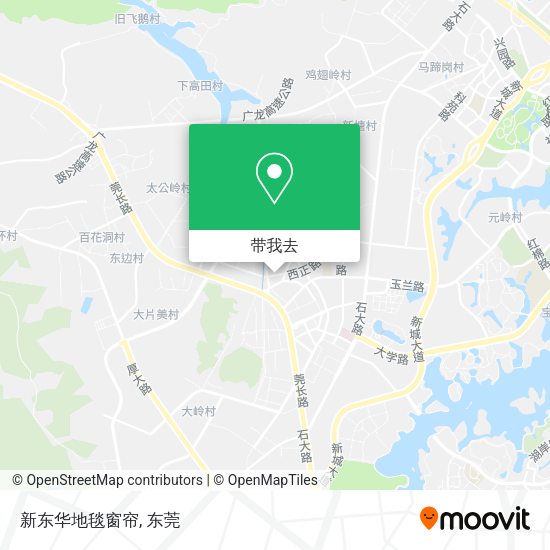 新东华地毯窗帘地图