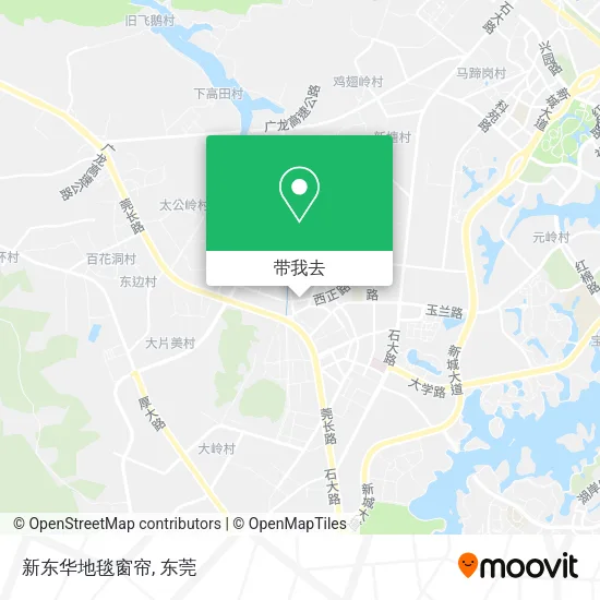 新东华地毯窗帘地图