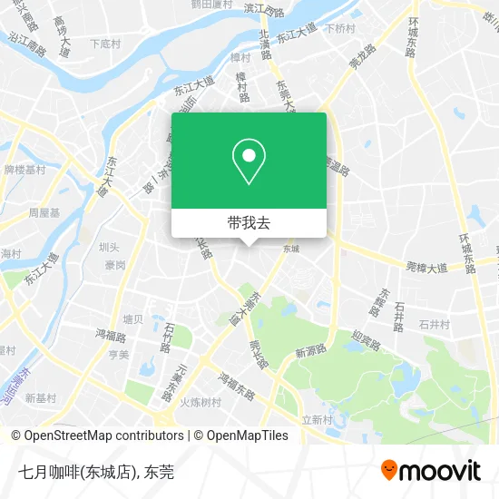 七月咖啡(东城店)地图