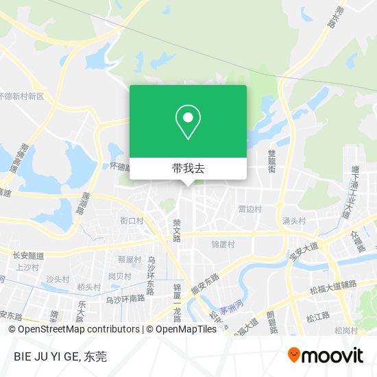 BIE JU YI GE地图