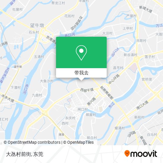 大氹村前街地图