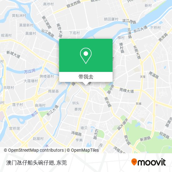 澳门氹仔船头碗仔翅地图