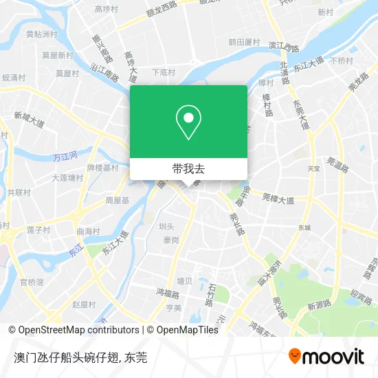 澳门氹仔船头碗仔翅地图