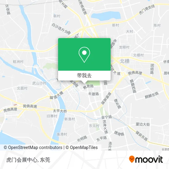 虎门会展中心地图