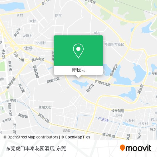 东莞虎门丰泰花园酒店地图