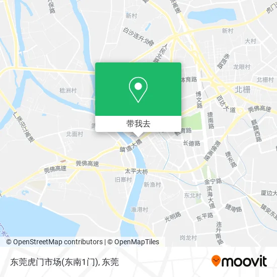 东莞虎门市场(东南1门)地图