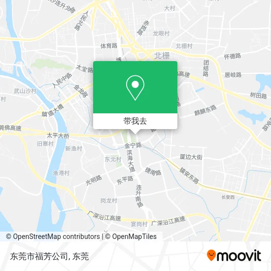 东莞市福芳公司地图