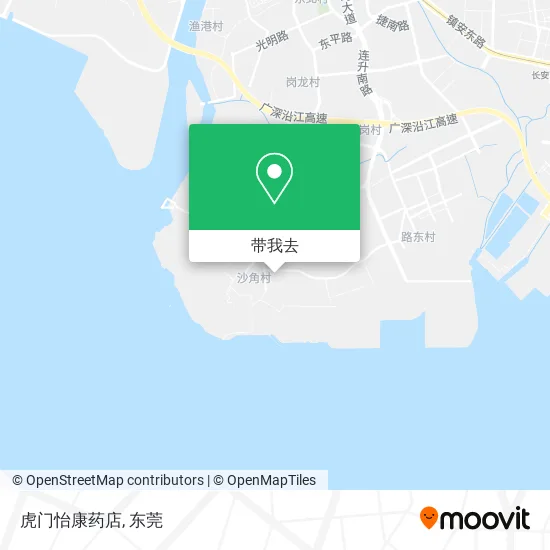虎门怡康药店地图