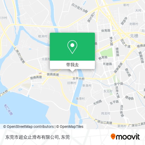 东莞市超众止滑布有限公司地图