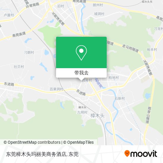 东莞樟木头玛丽美商务酒店地图