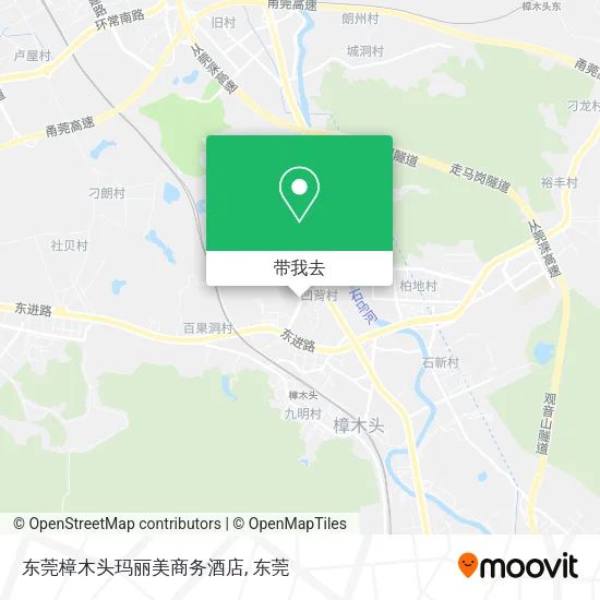 东莞樟木头玛丽美商务酒店地图