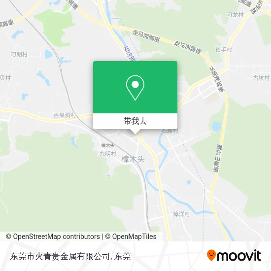 东莞市火青贵金属有限公司地图