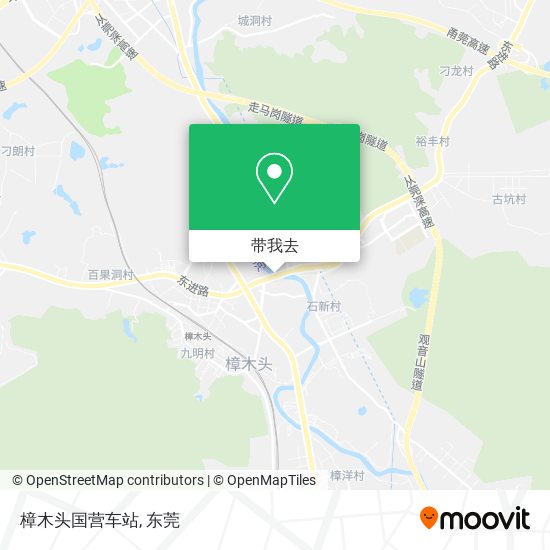 樟木头国营车站地图