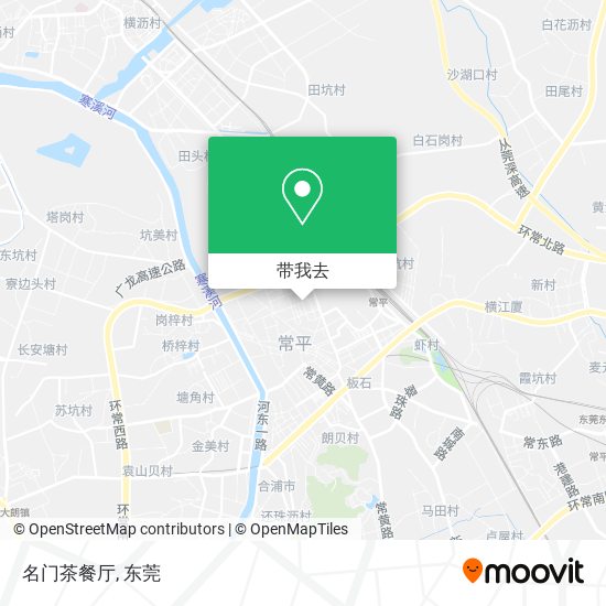 名门茶餐厅地图