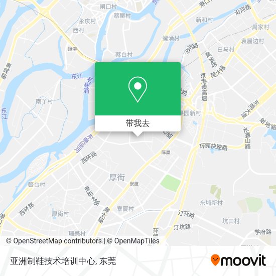 亚洲制鞋技术培训中心地图