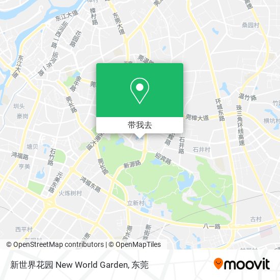 新世界花园 New World Garden地图