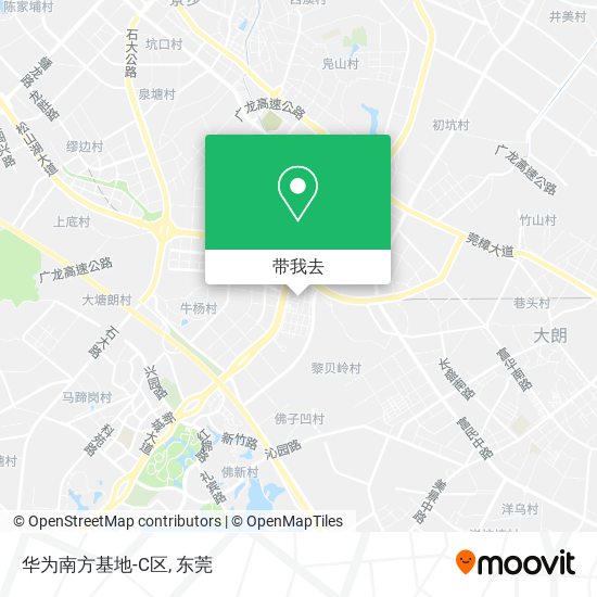 华为南方基地-C区地图