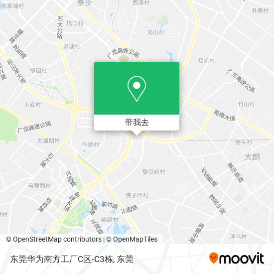 东莞华为南方工厂C区-C3栋地图