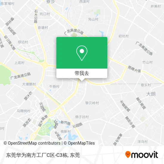 东莞华为南方工厂C区-C3栋地图