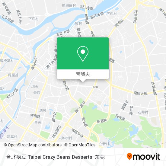 台北疯豆 Taipei Crazy Beans Desserts地图