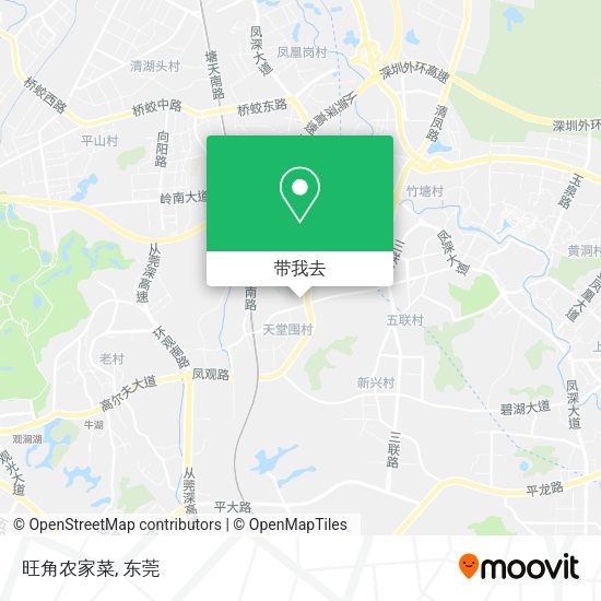 旺角农家菜地图