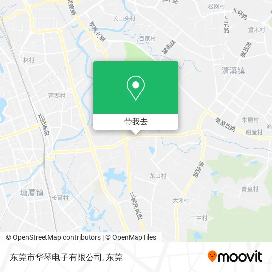东莞市华琴电子有限公司地图