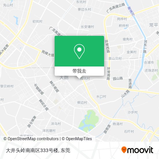 大井头岭南南区333号楼地图