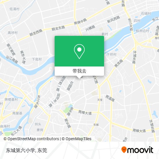 东城第六小学地图