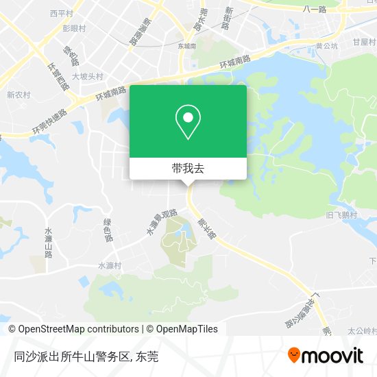 同沙派出所牛山警务区地图