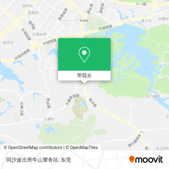 同沙派出所牛山警务区地图
