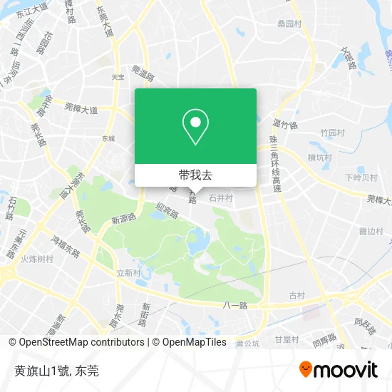 黄旗山1號地图