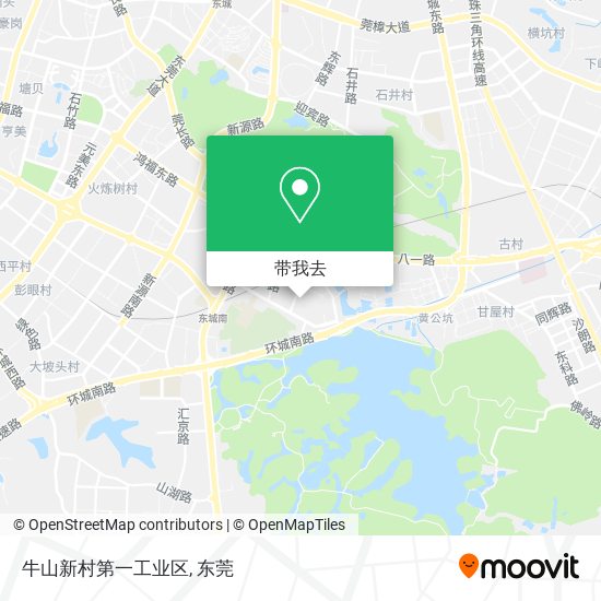 牛山新村第一工业区地图