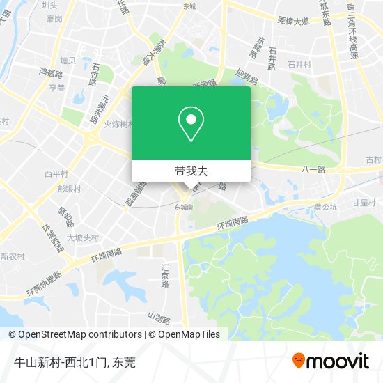 牛山新村-西北1门地图