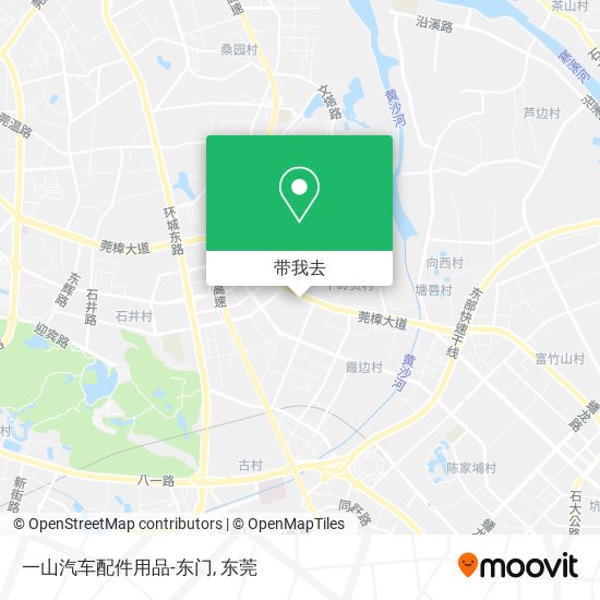 一山汽车配件用品-东门地图