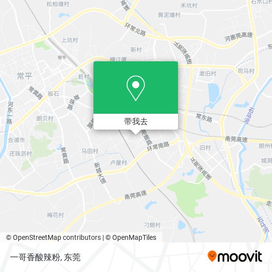 一哥香酸辣粉地图