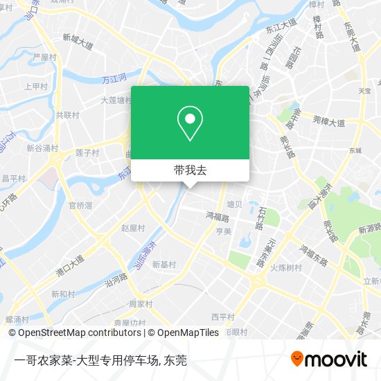一哥农家菜-大型专用停车场地图